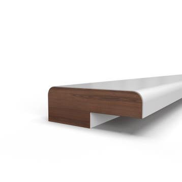 Opdek Glaslat 12x33 mm - sponning 5x16mm-3500 mm, Verzenden, Nieuw