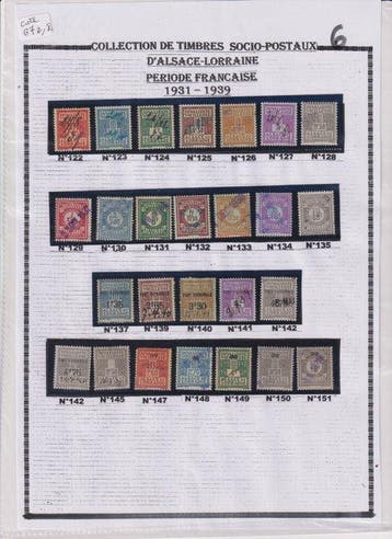 Frankrijk 1891/1940 - Zeldzame Socio-Postaux-postzegels, Gestempeld