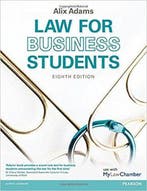 Law for Business Students 9781292003962 Adams Alix, Verzenden, Zo goed als nieuw, Adams Alix