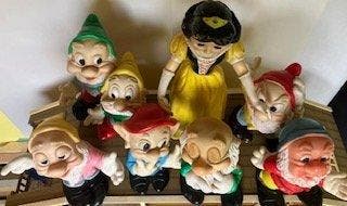Disney - Speelgoed Sneeuwwitje en de zeven dwergen -, Antiek en Kunst, Antiek | Overige Antiek