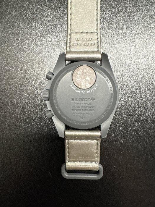 Omega x Swatch - MoonSwatch - Mission to Mercury - Zonder, Handtassen en Accessoires, Horloges | Heren