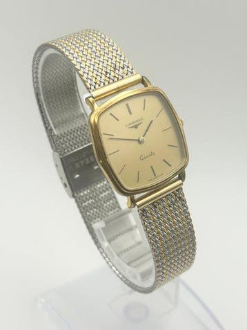 Longines - Longines Vintage Quartz Square Champagne Dial -