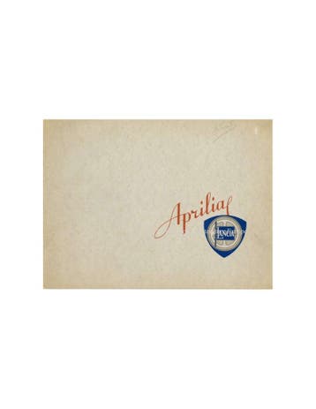 1938 LANCIA APRILIA BROCHURE FRANS, Ophalen of Verzenden