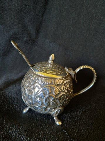 Antiek Indisch Kutch-set - Zilver - India - Britse Raj
