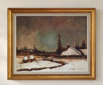 Henri Joseph Pauwels (1903-1983) - Winterlandschap