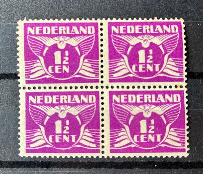Nederland 1928 - Vliegende duif met variëteit / plaatfout, Postzegels en Munten, Postzegels | Nederland