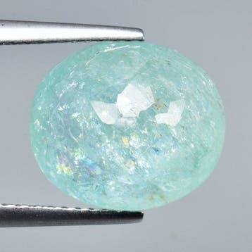 1 pcs Blauw, Groen Paraiba toermalijn - 5.89 ct -, Handtassen en Accessoires, Edelstenen, Nieuw