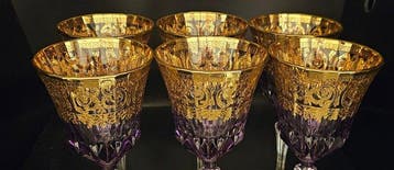 ISMIE LUX - Drinkservies (6) - beste ooit roze-paarse luxe