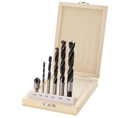 Bgs Technic Hout, Kroon en Frees Boren Set 4-12 mm 6-delige, Auto diversen, Autogereedschap, Verzenden