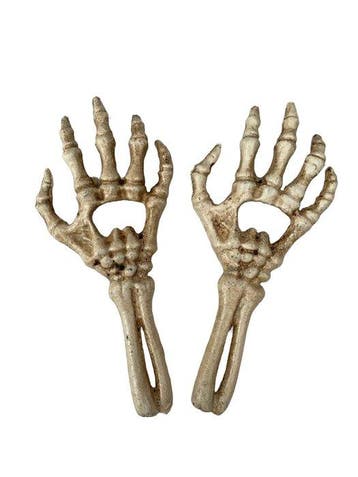 Decoratief ornament (2) - Europa - Set van 2 skelet handen