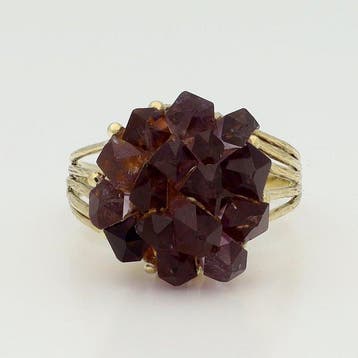 Bague - 14 carats Or jaune - améthyste, Nieuw