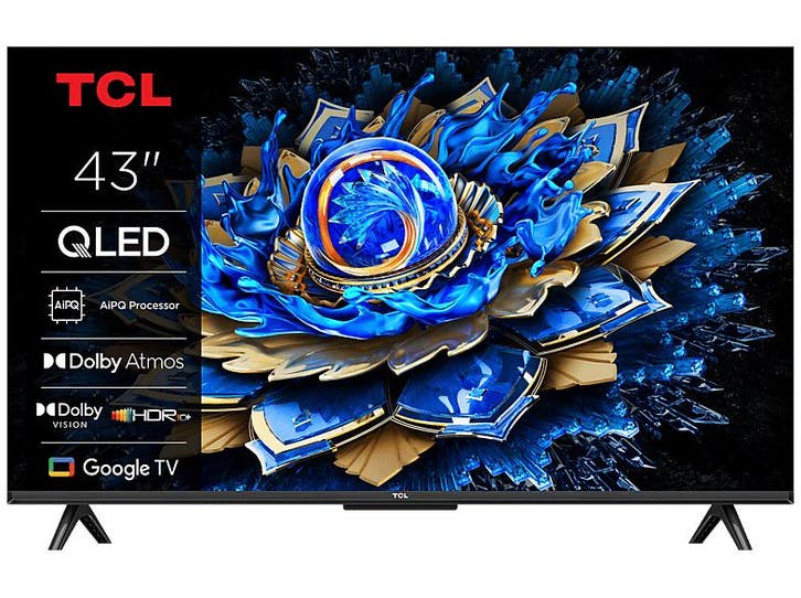 Tcl -   43 Qled Google Tv (2025) - Brushed Metallic, TV, Hi-fi & Vidéo, Télévisions, Envoi
