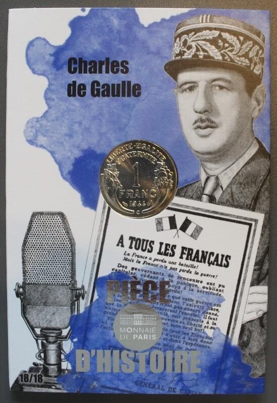 France Frankreich Km 2760 10 Euro 2019 / 1 Franc 1944 Bef..., Timbres & Monnaies, Monnaies | Europe | Monnaies euro, Envoi
