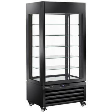 Gebaksvitrine | EXALTA | Energiezuinig | 600L | Zwart |, Verzenden, Nieuw in verpakking