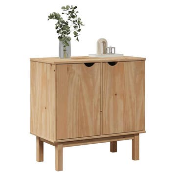 vidaXL Gangkast OTTA 75x40x75 cm massief grenenhout, Verzenden