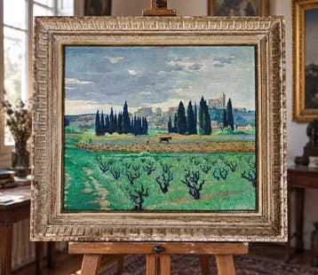 École postimpressionniste française (XX) - Paysage à