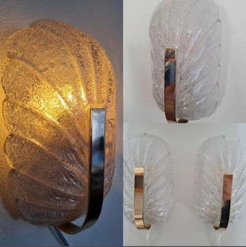 Lamp (2) - Glas - Leaf