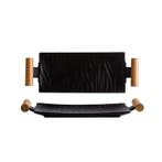 Zwart Langwerpig Sushi Bord - Met Handvatten - Servies Schaa, Verzenden, Nieuw