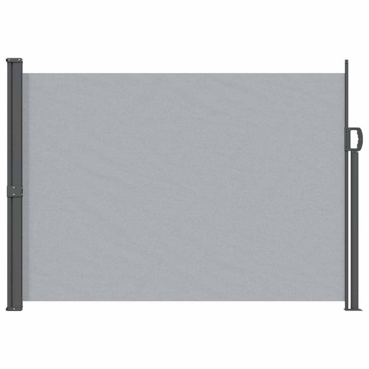 vidaXL Uittrekbaar Zijscherm 100% polyester, ijzer, staal, Tuin en Terras, Parasols, Nieuw, Verzenden