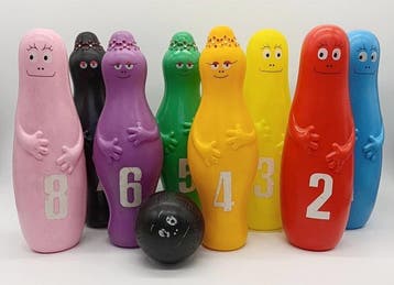 Fabianplastica - Figurine - Barbapapà set bowling (9) -