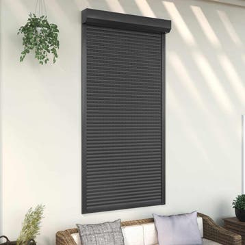 vidaXL Rolluik Antraciet 110 x 220 cm Aluminium en, Verzenden, Nieuw