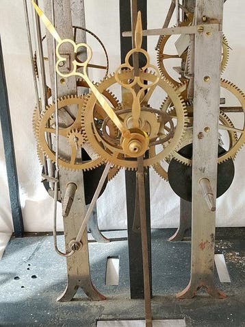 Pendule à balancier - Laiton, Fer - 1800-1850 - Mécanisme