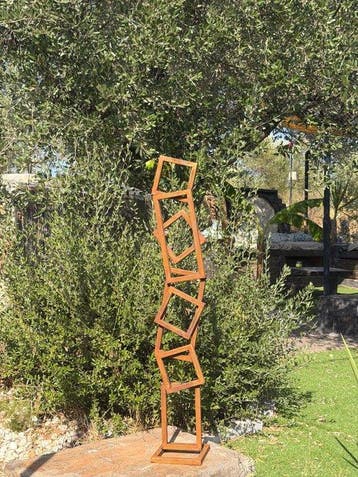 Ana Lucia B.M - Sculpture Corten - XXL - NO Reserve