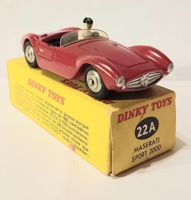 Dinky Toys 1:43 - Model sportwagen - Maserati Sport (22A), Hobby en Vrije tijd, Modelauto's | 1:5 tot 1:12
