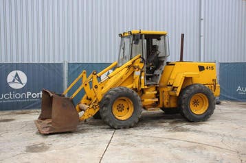 Veiling: Wiellader JCB 415 Diesel 70kW, Ophalen