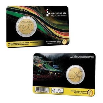 Belgique, Finlande. 2 Euro 2025 (4 coincards) (Sans prix de