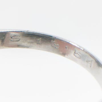 Ring Platina Stersaffier - Diamant, Nieuw
