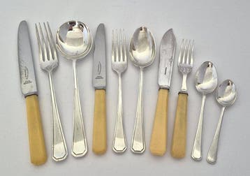 Postons Lonsdale plate - Bestekset (65) - ART DECO - in