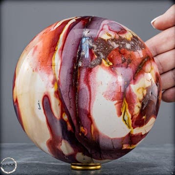 Zeldzame natuurlijke topkwaliteit mookaïet Sphere- 2794.56 g