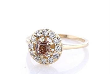 Zonder minimumprijs - Ring - 14 karaat Geel goud - 0.79ct., Nieuw