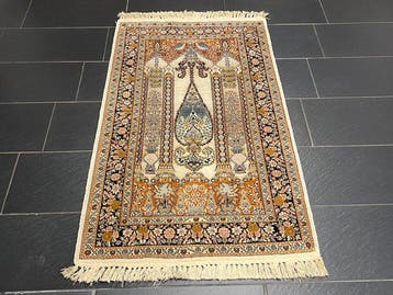 Kasjmier zijde - Vloerkleed - 154 cm - 93 cm, Nieuw