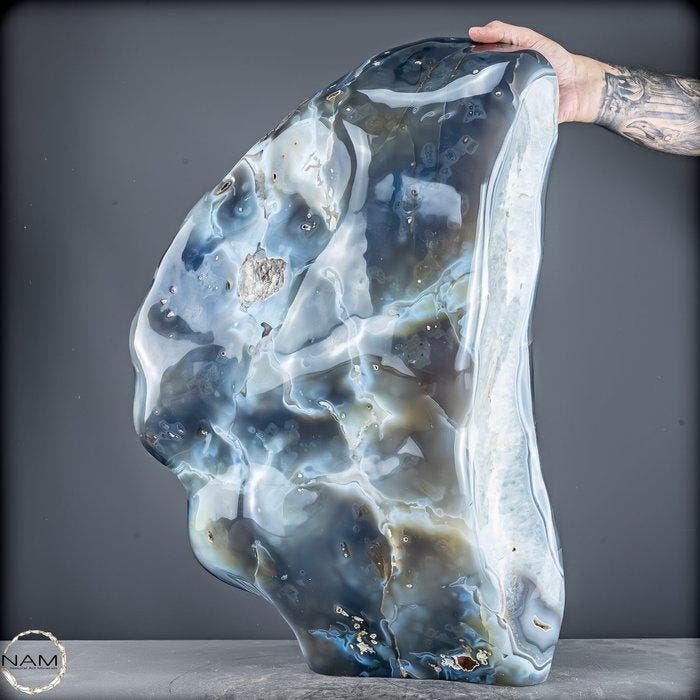 Uitzonderlijke orka-agaat vrijvorm – ca. 70 kg -, Verzamelen, Mineralen en Fossielen