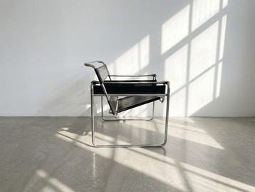 Knoll - Marcel Breuer - Fauteuil - WASSILY - Metaal, zwart