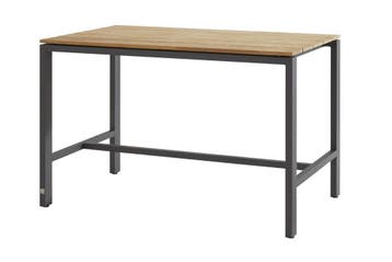 4 Seasons Outdoor Goa bartafel met teaklook HPL blad 160 cm