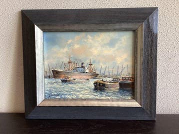 Leo Scheen (1935) - Havenzicht, Antiek en Kunst