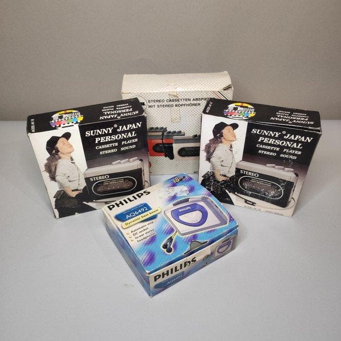 Philips, Sunny Japan - AQ6492 Walkman - Diverse modellen, TV, Hi-fi & Vidéo, Radios