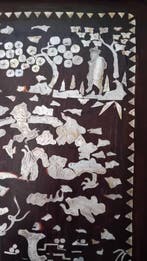 Dienblad - Hout, parelmoer, Antiek en Kunst