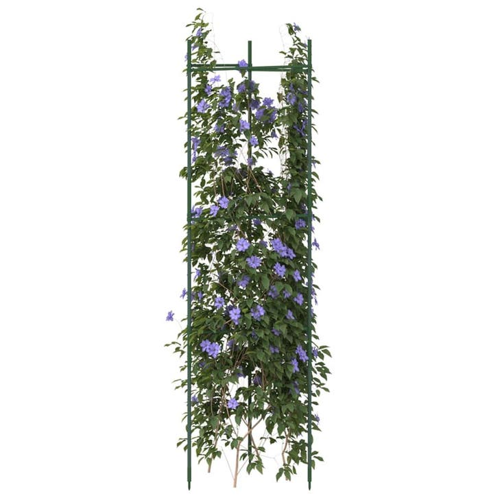 vidaXL Tomatenkooien 4 st 116 cm staal en polypropeen, Tuin en Terras, Bloembakken en Plantenbakken, Nieuw, Verzenden