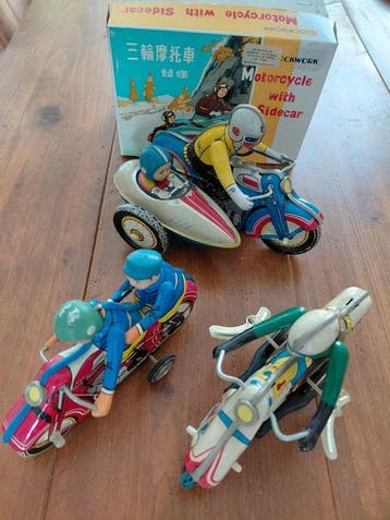 Sjanghay Factory China - Motorfiets met zijspan - Opwindbaar