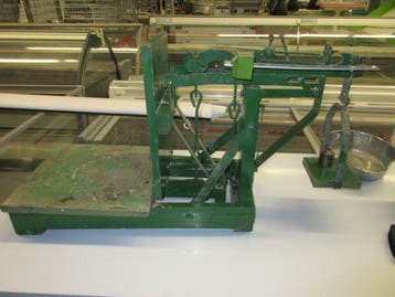 Antiek Weegschaal groen, Electroménager, Balances