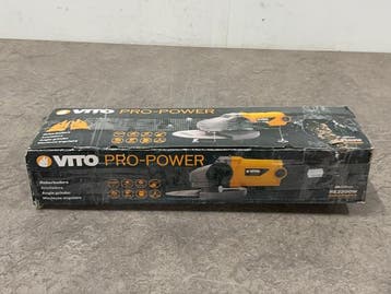 Veiling - Vito haakse slijper ø230mm 2200W Pro-Power, Nieuw