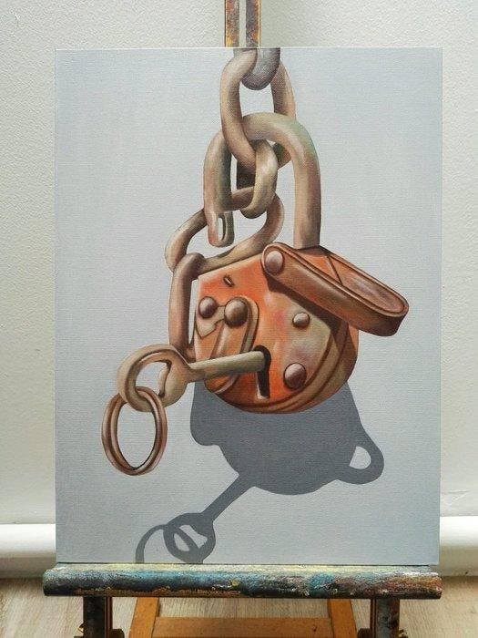 steivan loundou - Cadenas, Antiquités & Art, Art | Peinture | Moderne