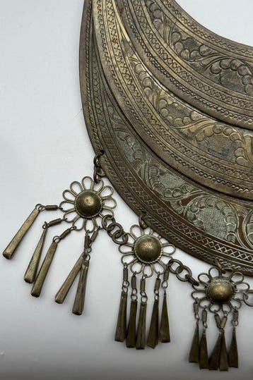Traditionele zilverkleurige ketting - Thailand (Zonder, Antiek en Kunst