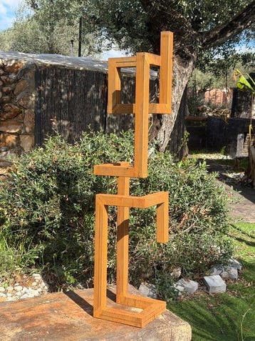 Ana Lucia B.M - Sculpture Corten - XXL - NO Reserve