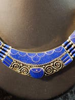 wit metaal argent - Parure - ketting + oorbellen