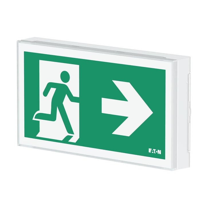 Eaton FlexiTech LED Lumière De Sortie De Secours Murale 20m, Bricolage & Construction, Éclairage de chantier, Envoi